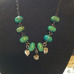 Chrysocolla necklace
